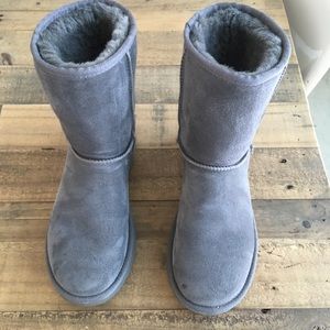 UGG Classic Short Boots Grey